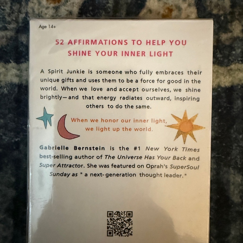 Spirit Junkie 52 Affirmations Card Deck - Picture 2 of 2